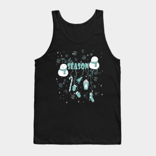 Tis the Season New Year Vibes Cute Holiday Gift Tank Top